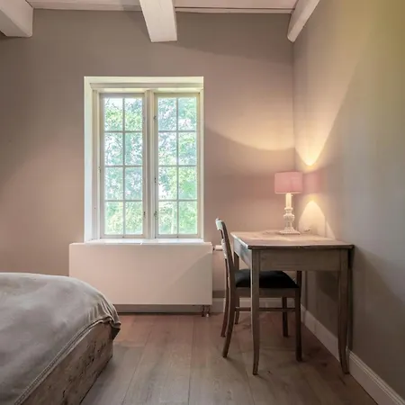 Historic With Moat On Eiderstedt Tetenbull