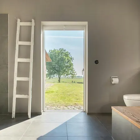 Historic With Moat On Eiderstedt